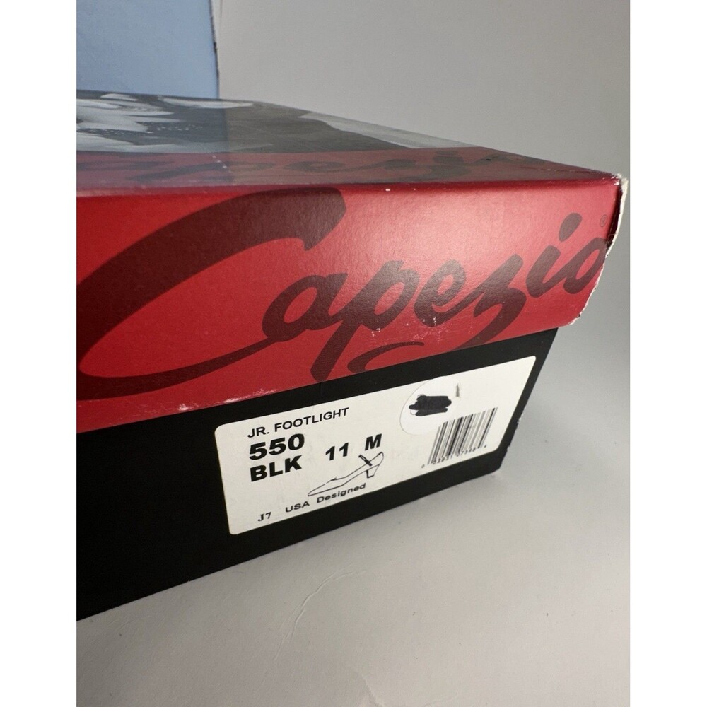 Capezio Mary Jane Character Shoes Black Women's 11 Leather w/Box - Picture 8 of 8